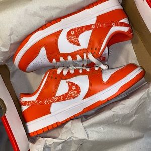 Nike Dunk Low Orange Paisley